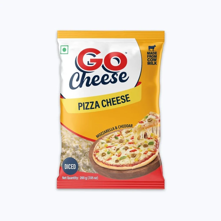Go Cheese Pizza Mozzarella & Cheddar Diced Cheese