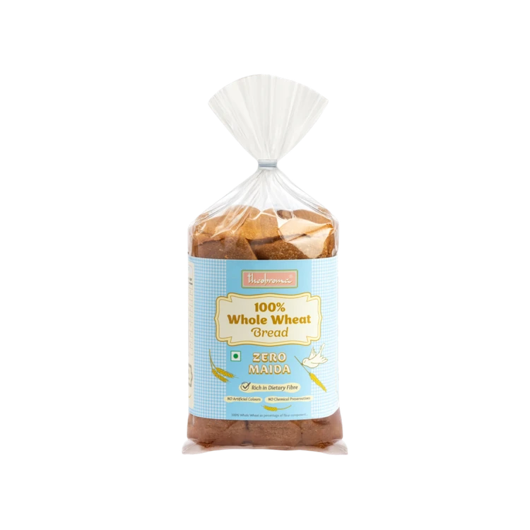 Theobroma Zero Maida Whole Wheat Bread (250 g)
