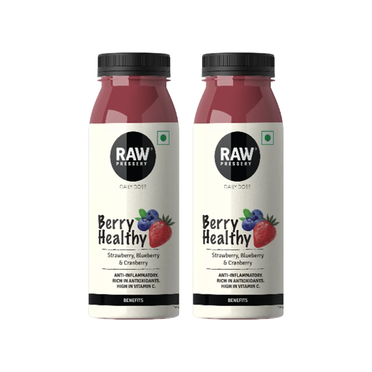 Raw Pressery Berry Healthy Anti-Inflammatory Juice - Pack of 2
