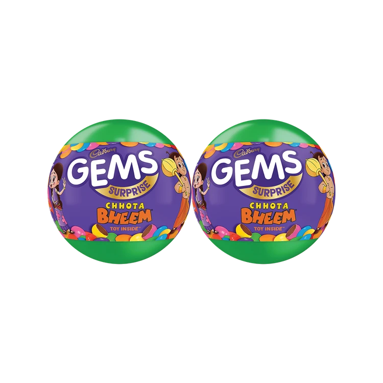 Cadbury Gems Surprise Shaped Chocolates Ball - Pack of 2