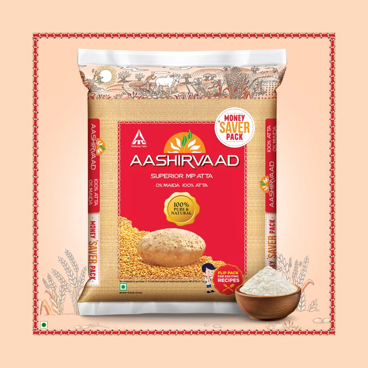 Aashirvaad Superior MP Atta (100% Atta, 0% Maida) (10 kg) (Godihittu)