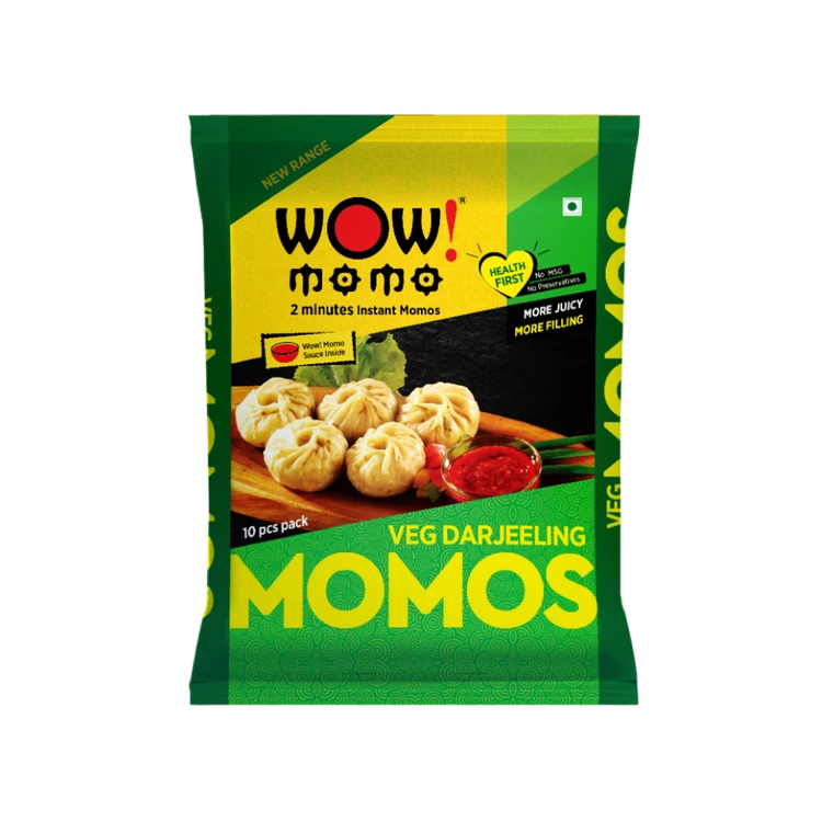 Wow! Momo Veg Darjeeling Momos (Frozen)