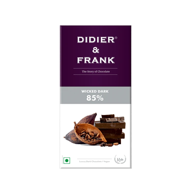 Didier & Frank Wicked 85% Dark Chocolate Bar