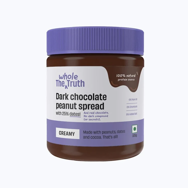The Whole Truth Creamy Dark Chocolate Peanut Spread