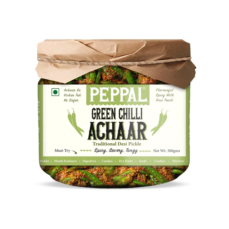 PEPPAL Green Chilli Pickle