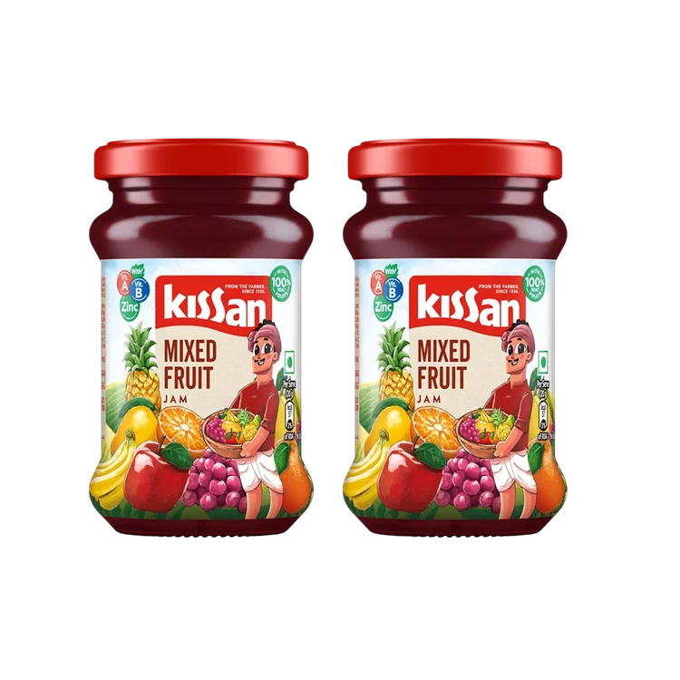 Kissan Mixed Fruit Jam (200 g) - Pack of 2