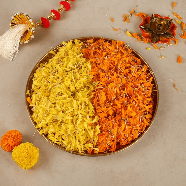 Mix Marigold Flower Petals (Chandu Hoovu)