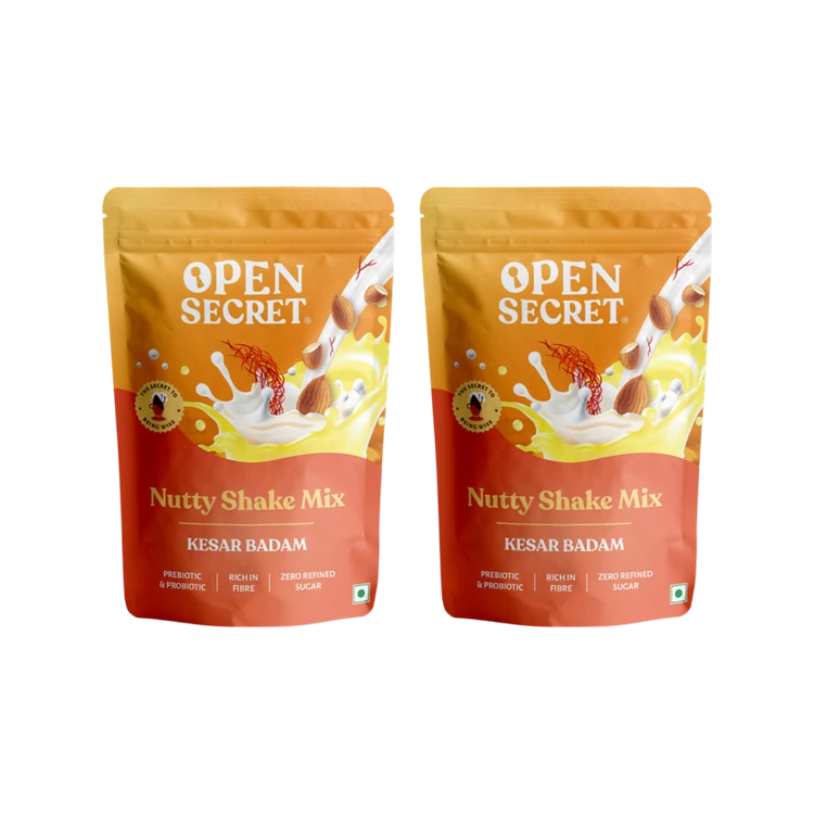 Open Secret Kesar Badam Nutty Thandai Thandai Mix - Pack of 2