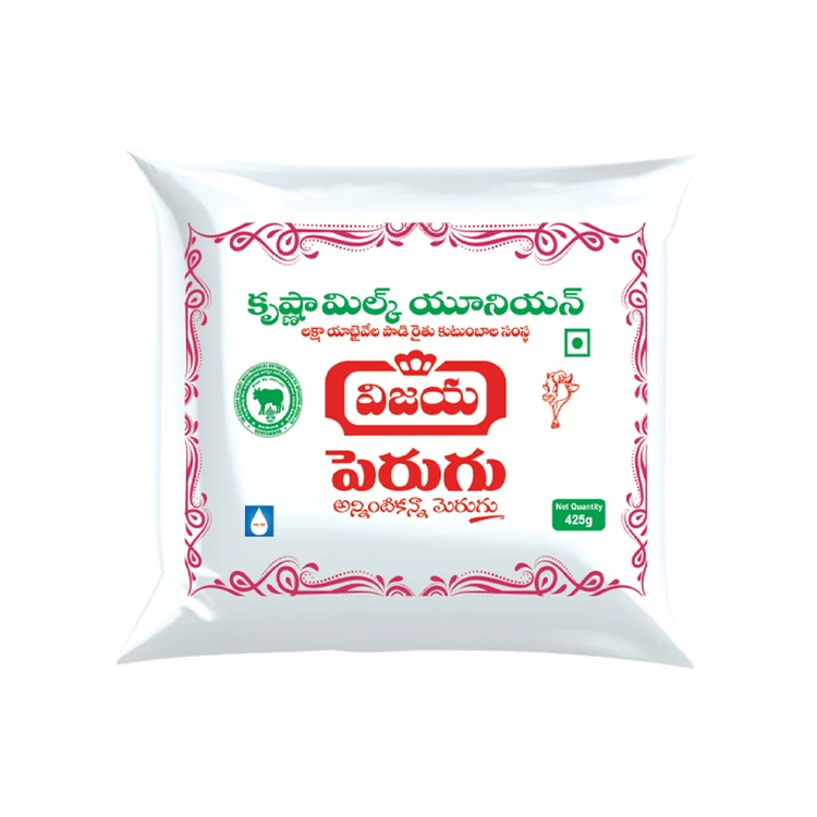 Vijaya Dairy Standardised Milk Pouch Curd