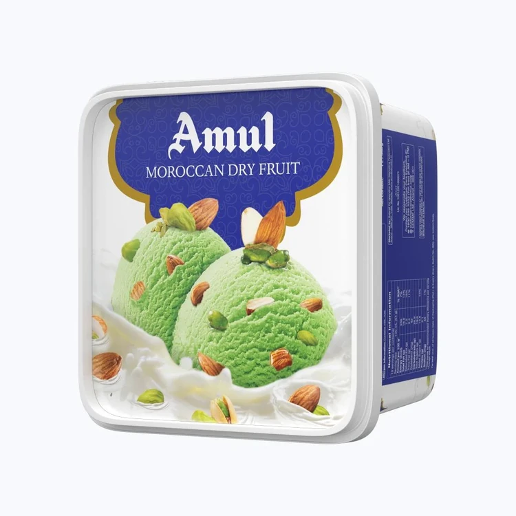 Amul Moroccan Dry Fruit Flavoured Ice Cream Tub