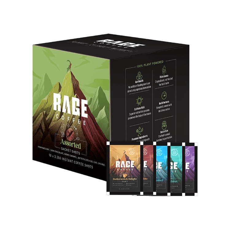 Rage Coffee Assorted Instant Flavoured Coffee