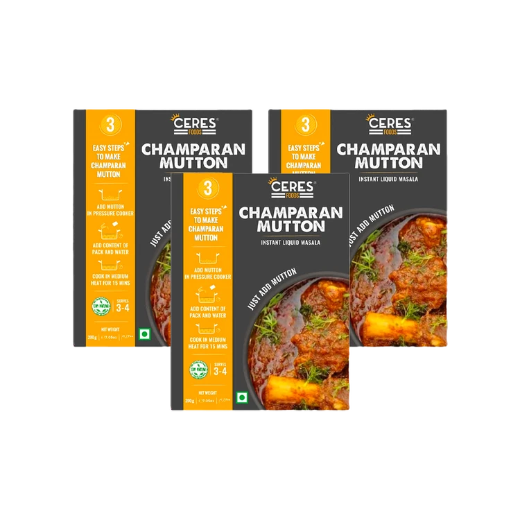 Ceres Foods Bihari Champaran Instant Liquid Mutton Masala - Pack of 3