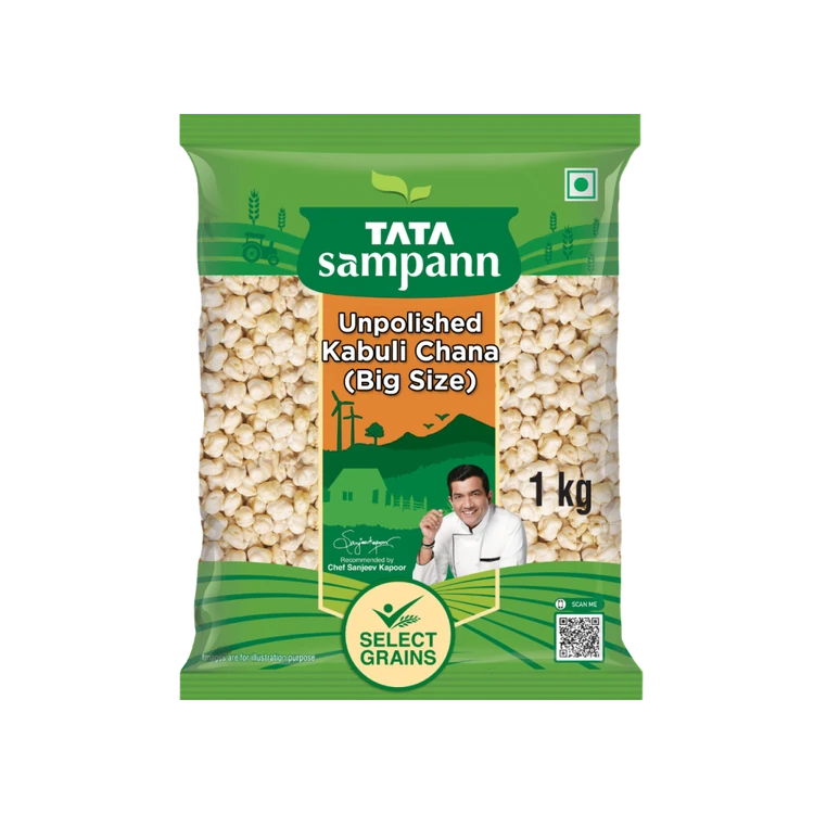 Tata Sampann Unpolished Kabuli Chana (Big Size) (Kabuli Kadale)