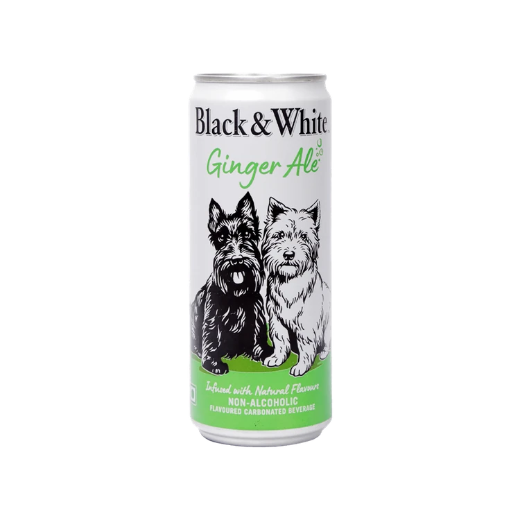 Black & White Non Alcoholic Ginger Ale