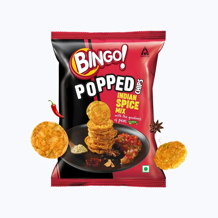 Bingo Popped Indian Spice Mix Potato Chips