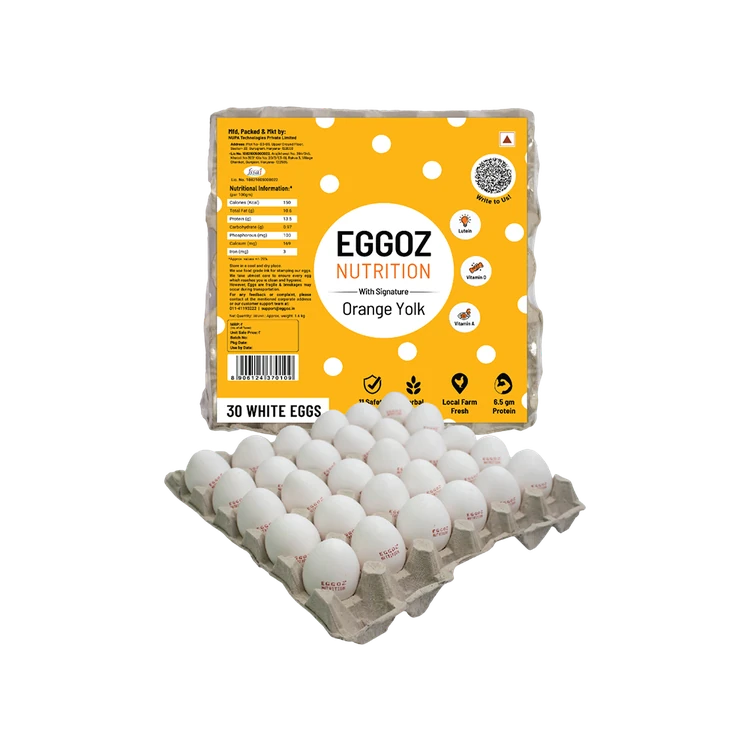 Eggoz Nutrition White Protein Rich Eggs (30 pieces)