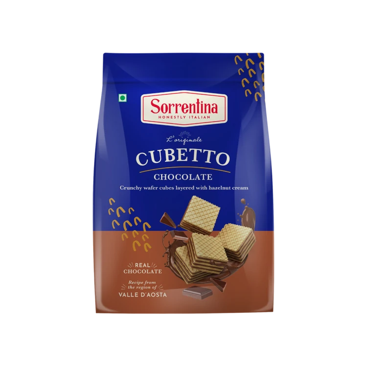 Sorrentina Chocolate Cubetto Wafer Biscuit