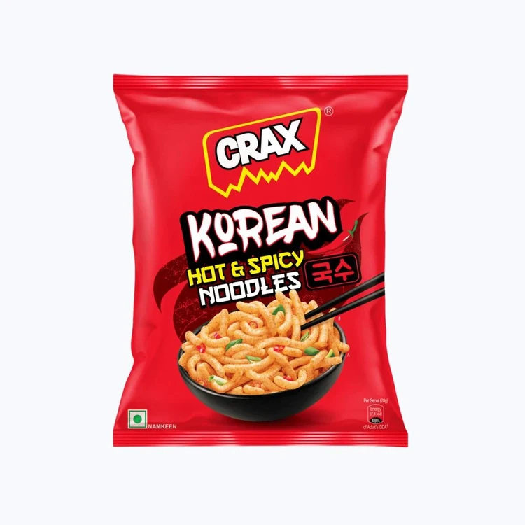 Crax Korean Ramen Noodle Puffs Chips Snacks