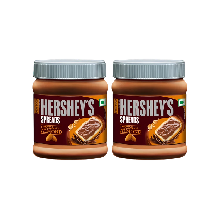 Hershey's Cocoa with Almond Chocolate Spread - Pack of 2