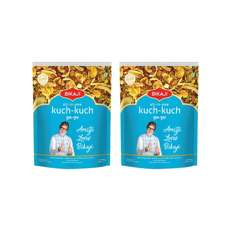 Bikaji All in One Kuch Kuch Mixture Namkeen - Pack of 2