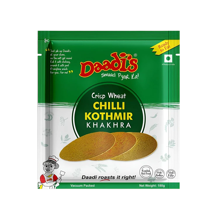 Daadi's Chilli Kothmir Khakhra