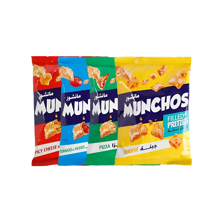 Kemet Munchos Assorted Filled Pretzels