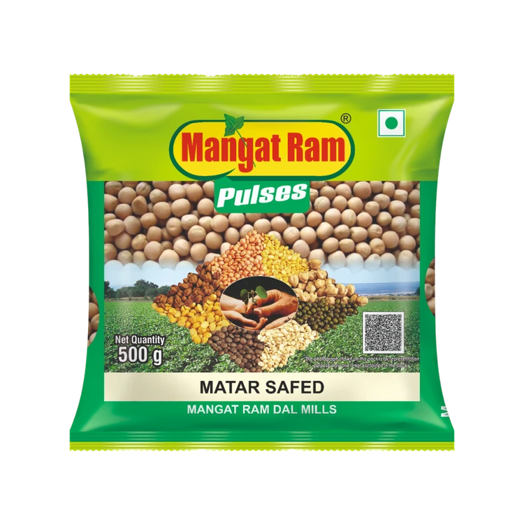 Mangat Ram White Dried Peas (Bili Kadle Kalu (Dry))