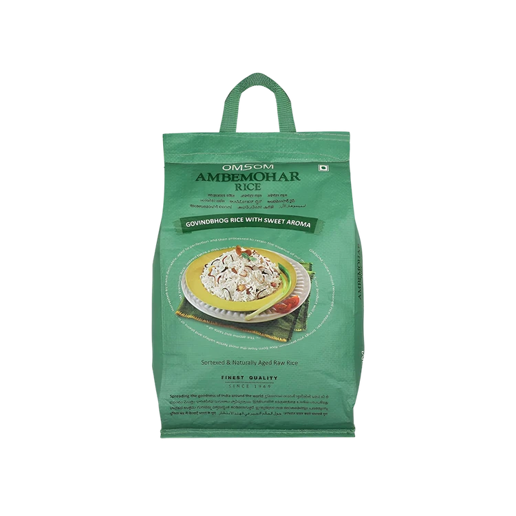 Omsom Ambemohar Rice (Short Grain) (Ambemohar Akki)