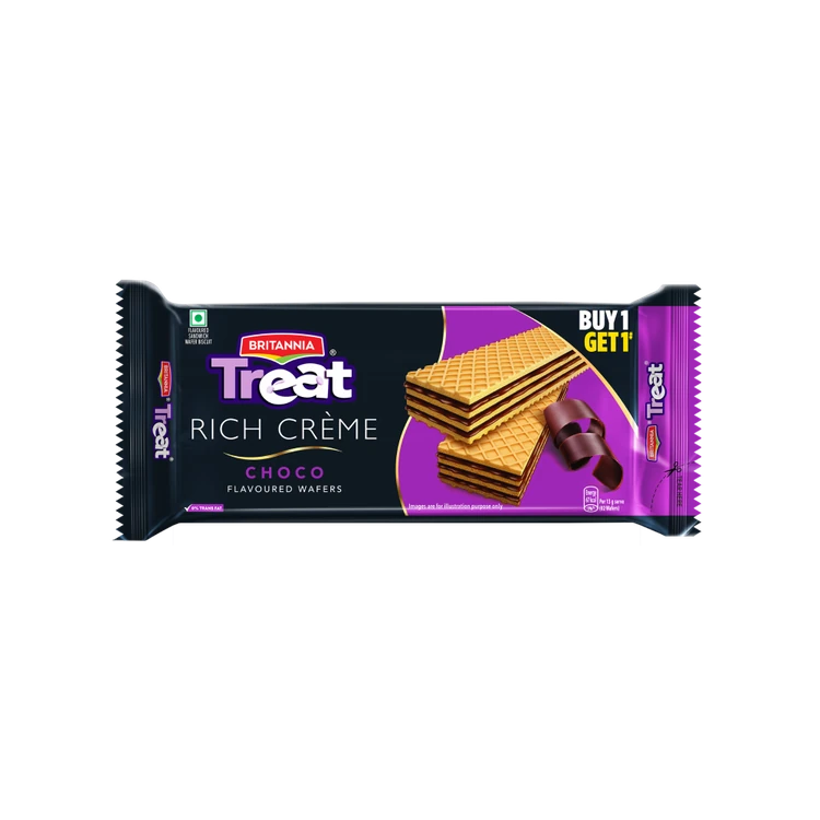 Britannia Treat Rich Creme Choco Flavoured Wafers