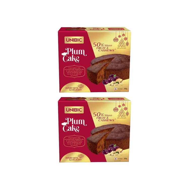Unibic Plum Cake (Contains Egg) - Pack of 2