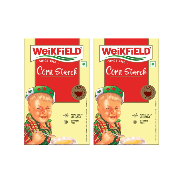 Weikfield Corn Flour (Starch) - Pack of 2 (Jola Hittu)