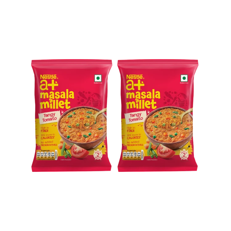 Nestle a+ Tangy Tomato Masala Millet - Pack of 2
