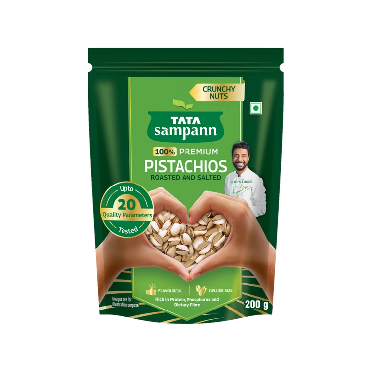Tata Sampann Pistachios Roasted & Salted (100% Premium) (Pista)