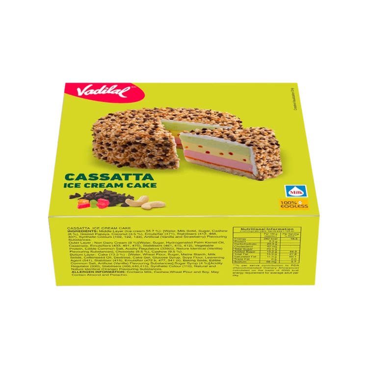 Vadilal Cassatta Ice Cream Cake