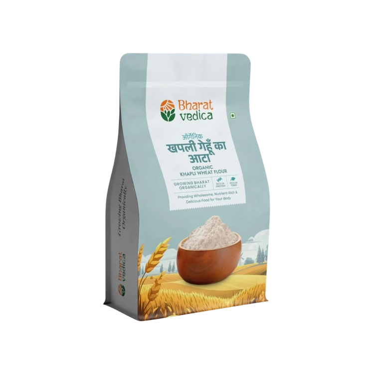 Bharat Vedica Organic Khapli Wheat Atta