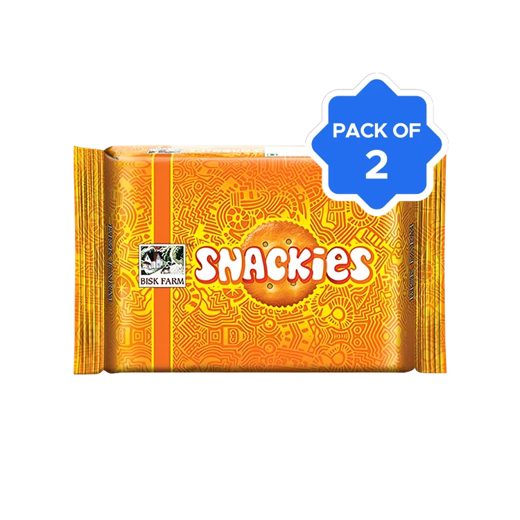 Bisk Farm Snackies Biscuit - Pack of 2