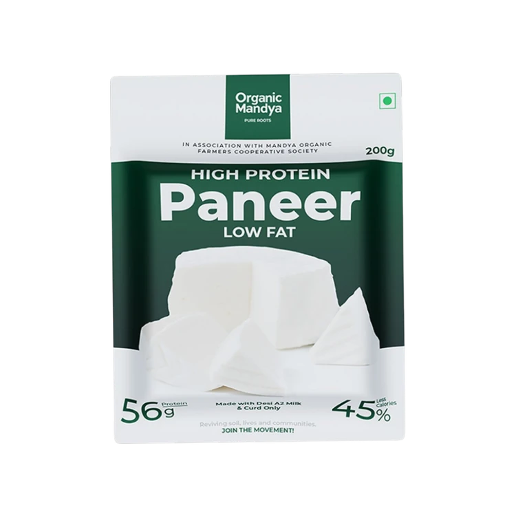 Organic Mandya Low Fat Paneer