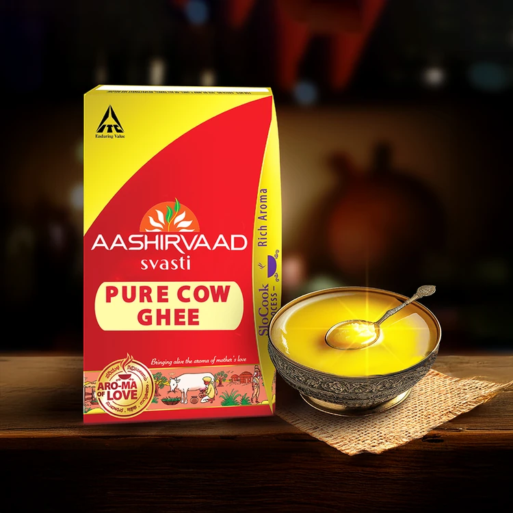 Aashirvaad Svasti Pure Cow Ghee (Hasuvina Tuppa)
