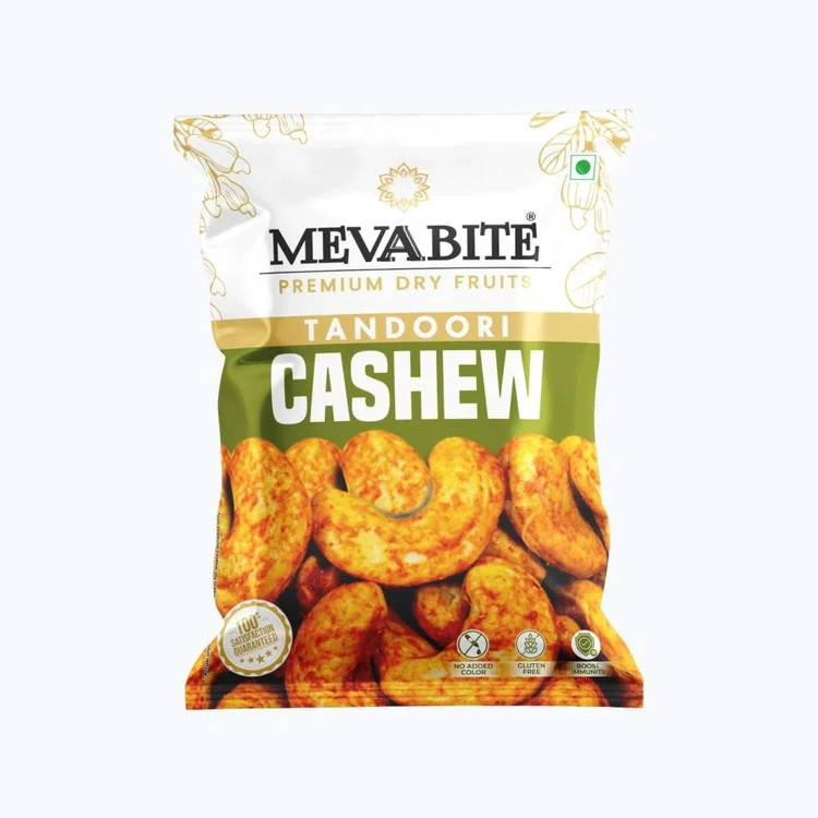 MevaBite Tandoori Flavoured Cashew (Flavoured Godambi)