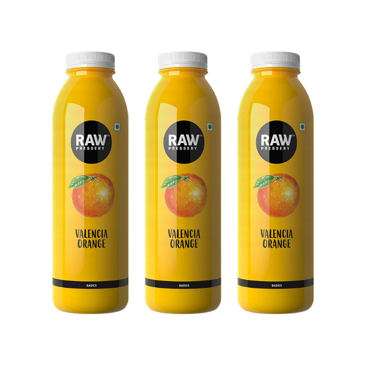 Raw Pressery Valencia Orange Juice - Pack of 3