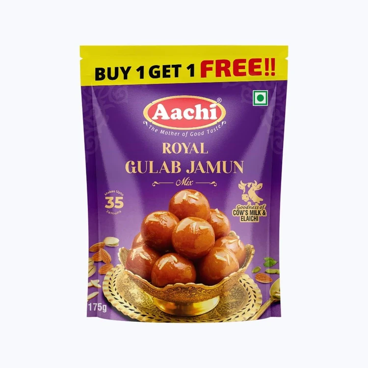 Aachi Gulab Jamun Dessert Mix - Buy 1 Get 1 Free