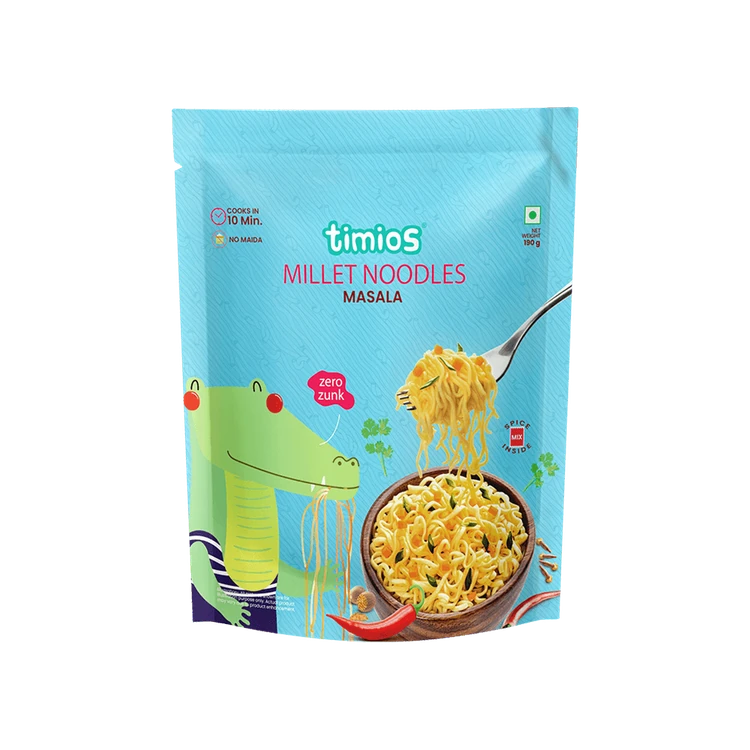 Timios Millet Masala Flavoured Instant Noodles
