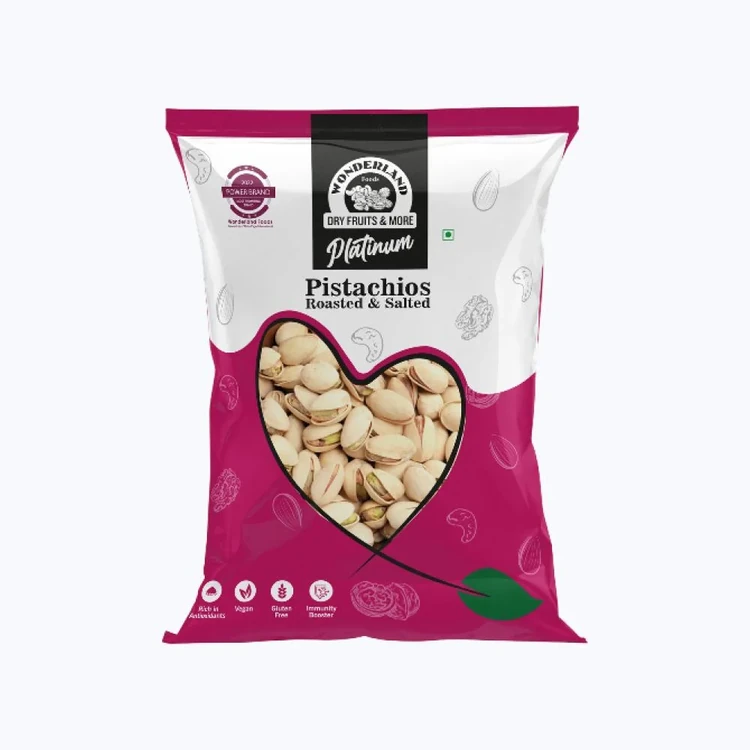Wonderland Foods Roasted & Salted Pistachios (Pista)