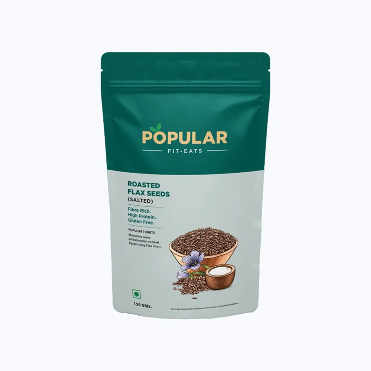Popular Fit Eats Roasted & Salted Flax Seeds (Agase Beeja)