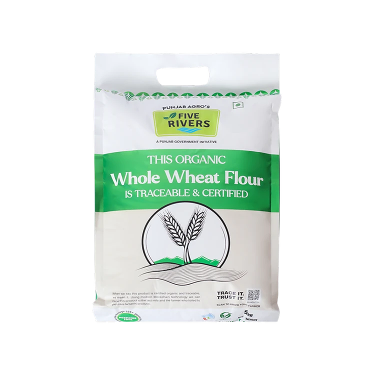 Five Rivers Whole Wheat Organic Atta