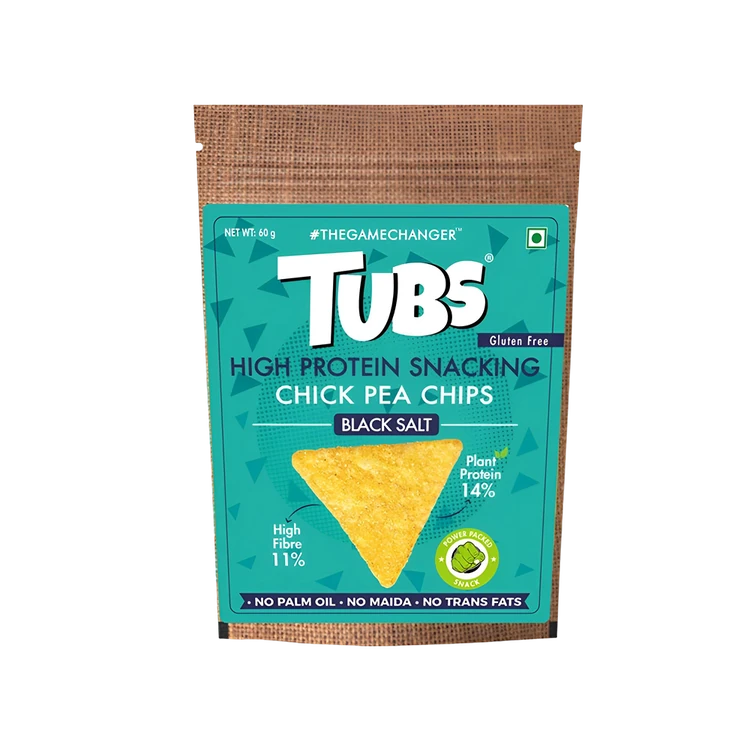 Tubs Black Salt Chick Pea Chips
