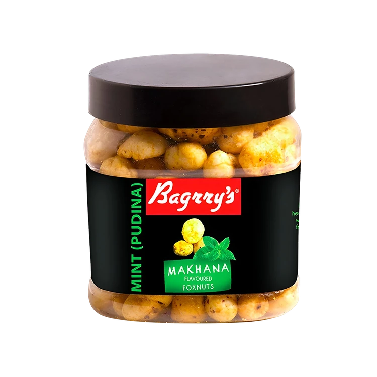 Bagrry's Mint Flavoured Flavoured Makhana (Foxnuts) - Gluten Free
