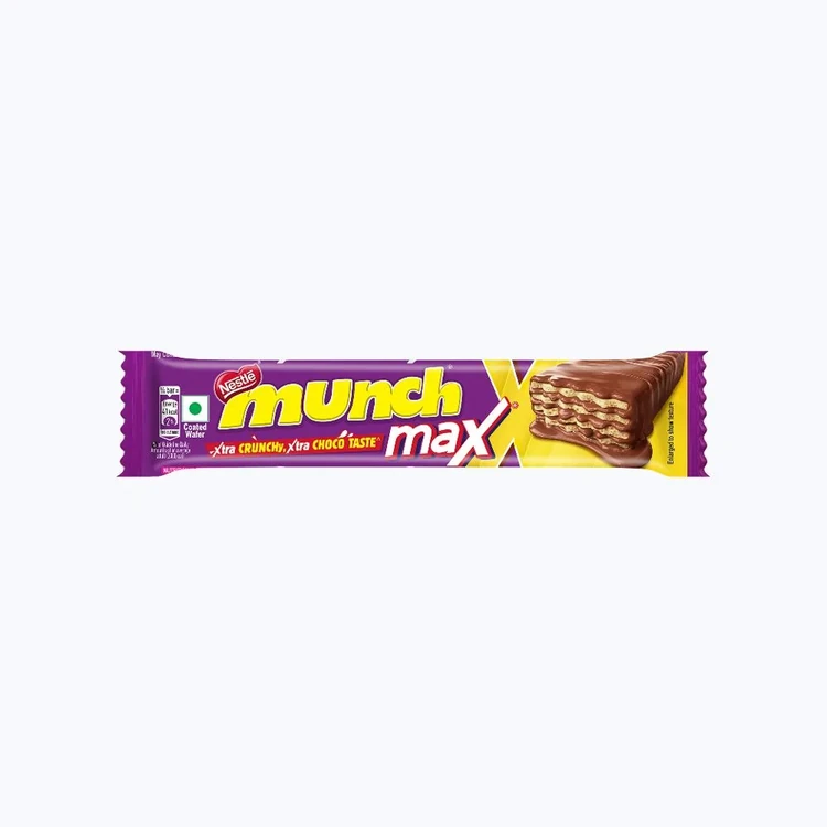 Nestle Munch Max Choco Coated Crunchy Wafer Chocolate