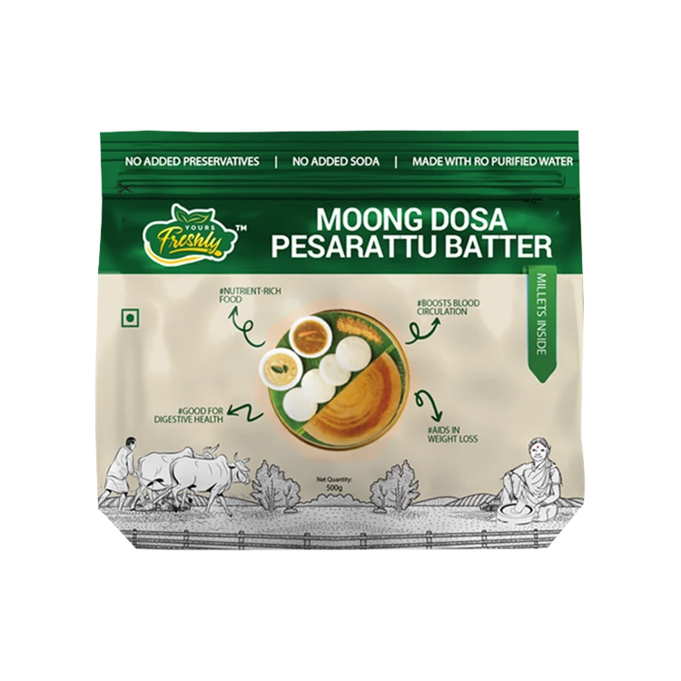 Yours Freshly Moong Dosa and Idli Batter