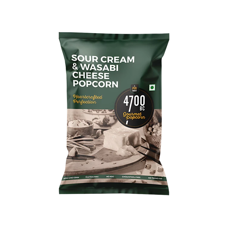 4700BC Sour Cream & Wasabi Cheese Popcorn